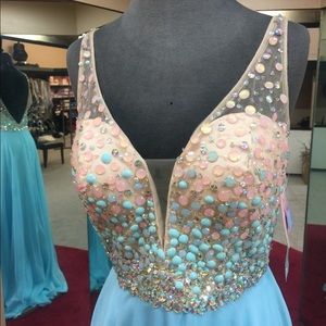 Beautiful blue formal dress size 8